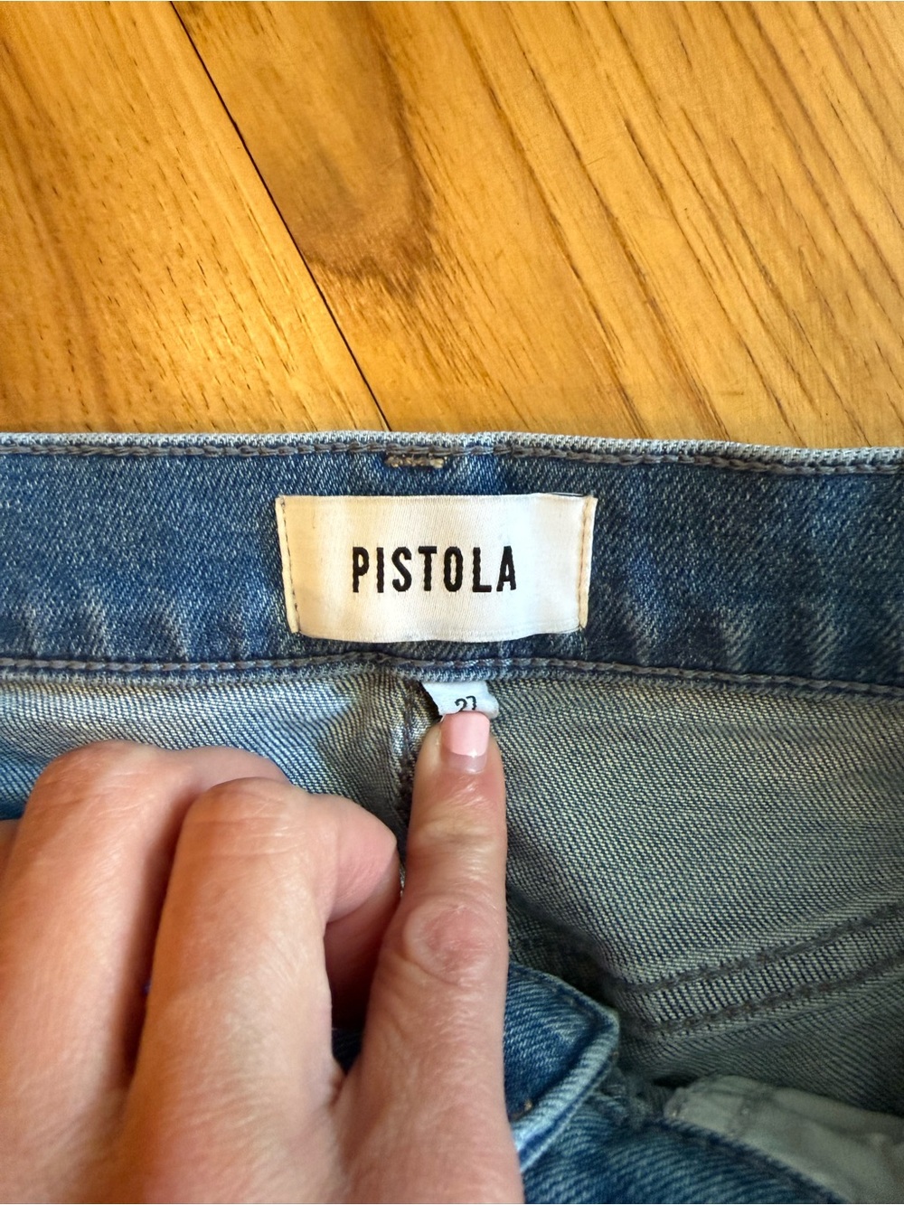 pistola Light Blue High-Rise Jeans